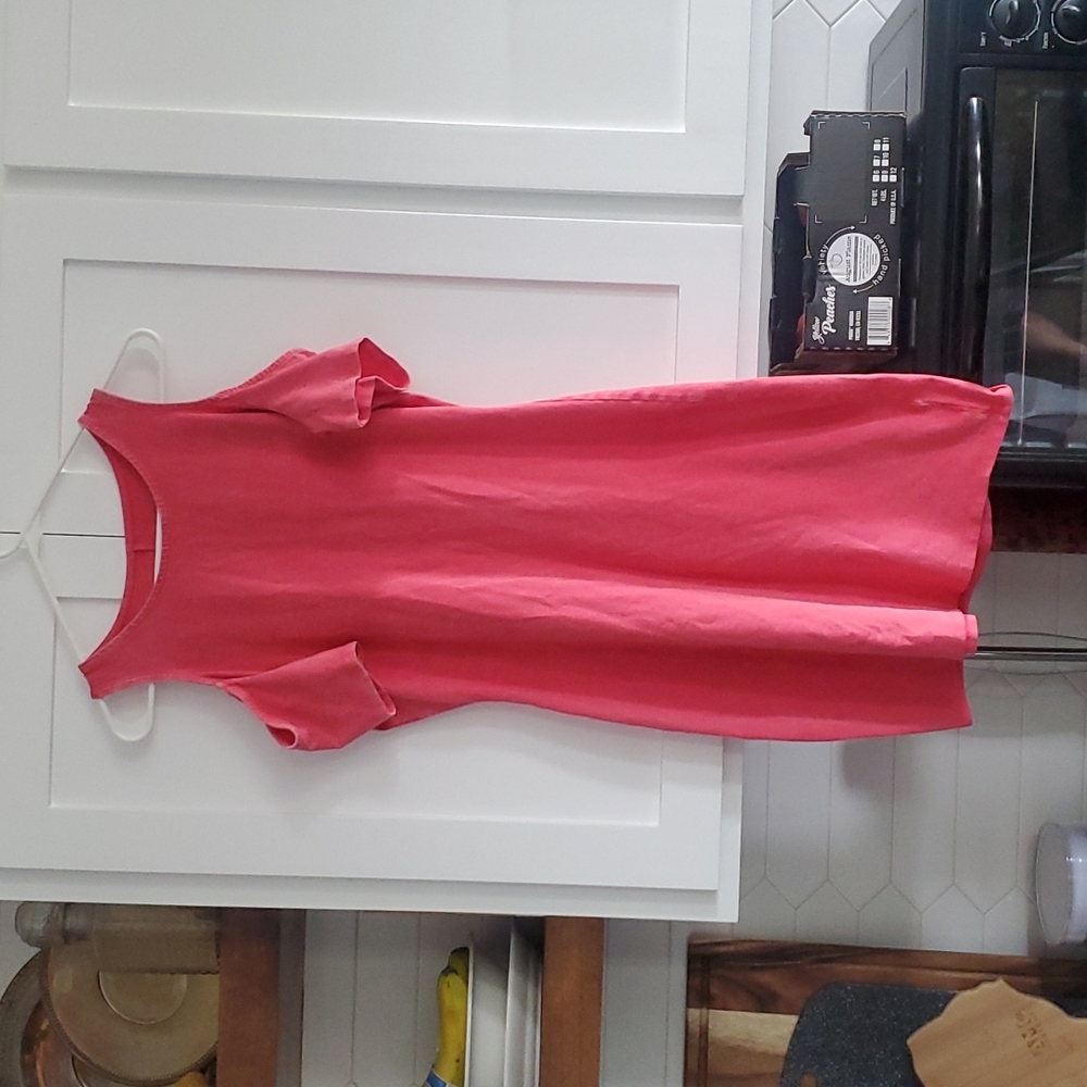 Large decree pink-mauve midi dress